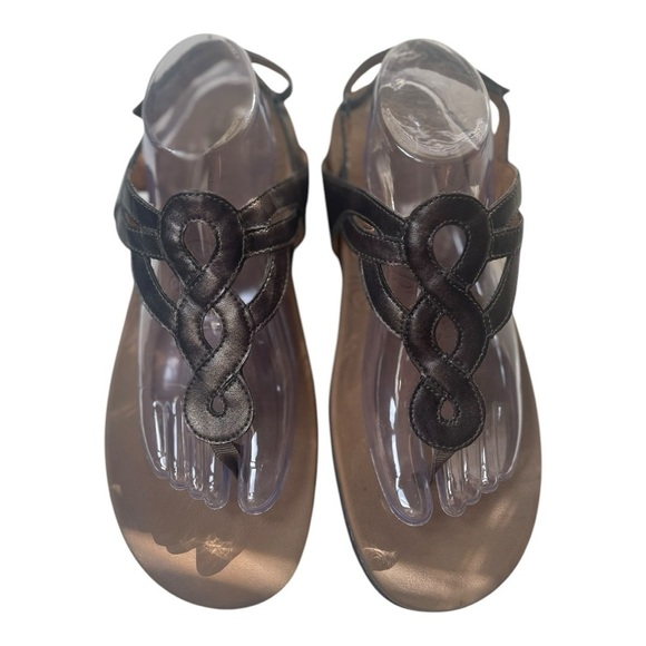 Cobb Hill By New Balance Women’s Ramona Bronze Adjustable Ankle Strap Sandals - Picture 11 of 11